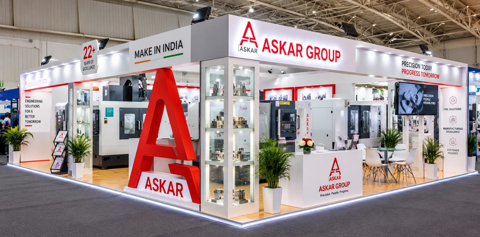 Askar Group exhibition stall by Colour Bar Media Solutions